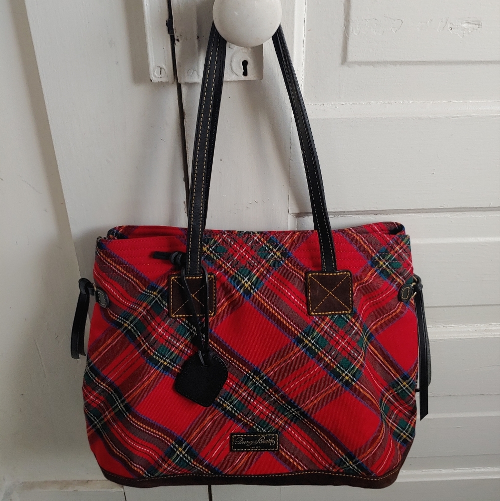 Dooney and Bourke Tartan Tote